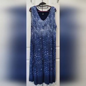 Blue Midi Tank dress 18/20